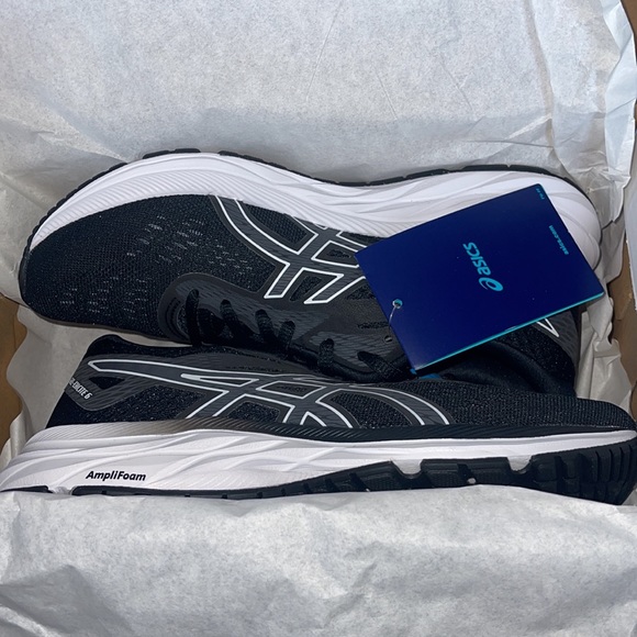 ASICS gel- excite 6 black and white sneakers size 6 - Picture 6 of 10